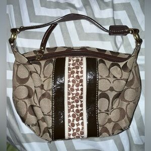 Brown vintage coach bag